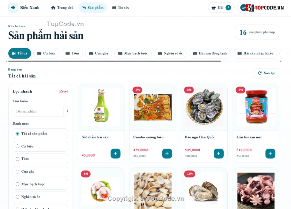 bán,Web bán hải sản,hải sản
